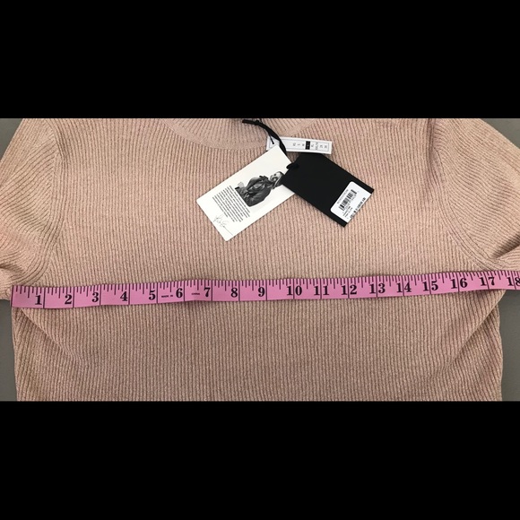 Halogen X Atlantic-Pacific Pink Metallic Sweater - Picture 8 of 8